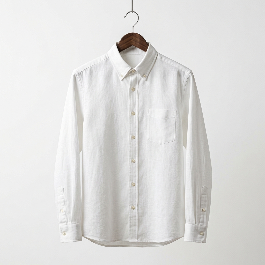 Clean crisp white shirt photo
