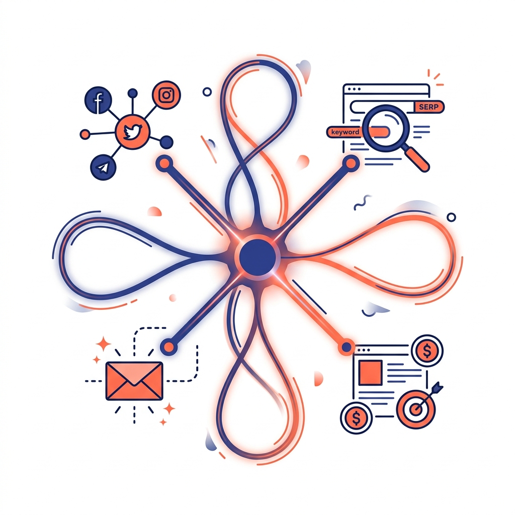 Digital Marketing Packages Illustration