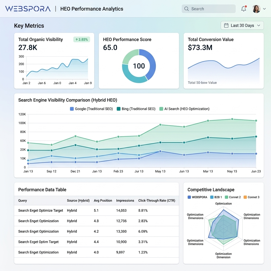 NITIX Digital Co. HEO Performance Dashboard Analytics
