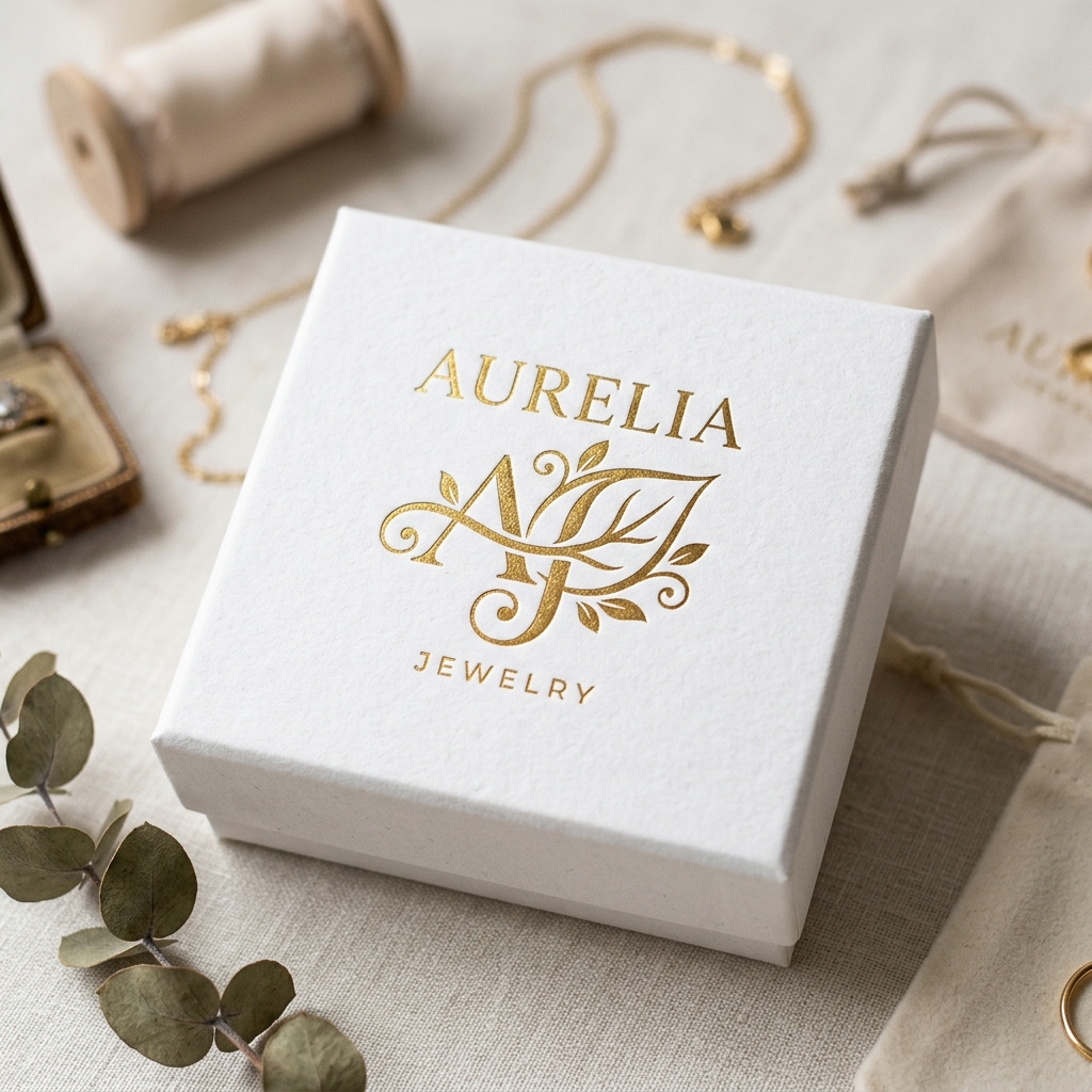 Aurelia Jewelry Logo Construction