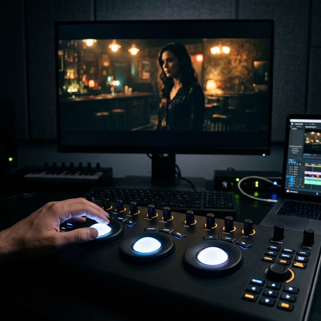 Cinematic graded video preview