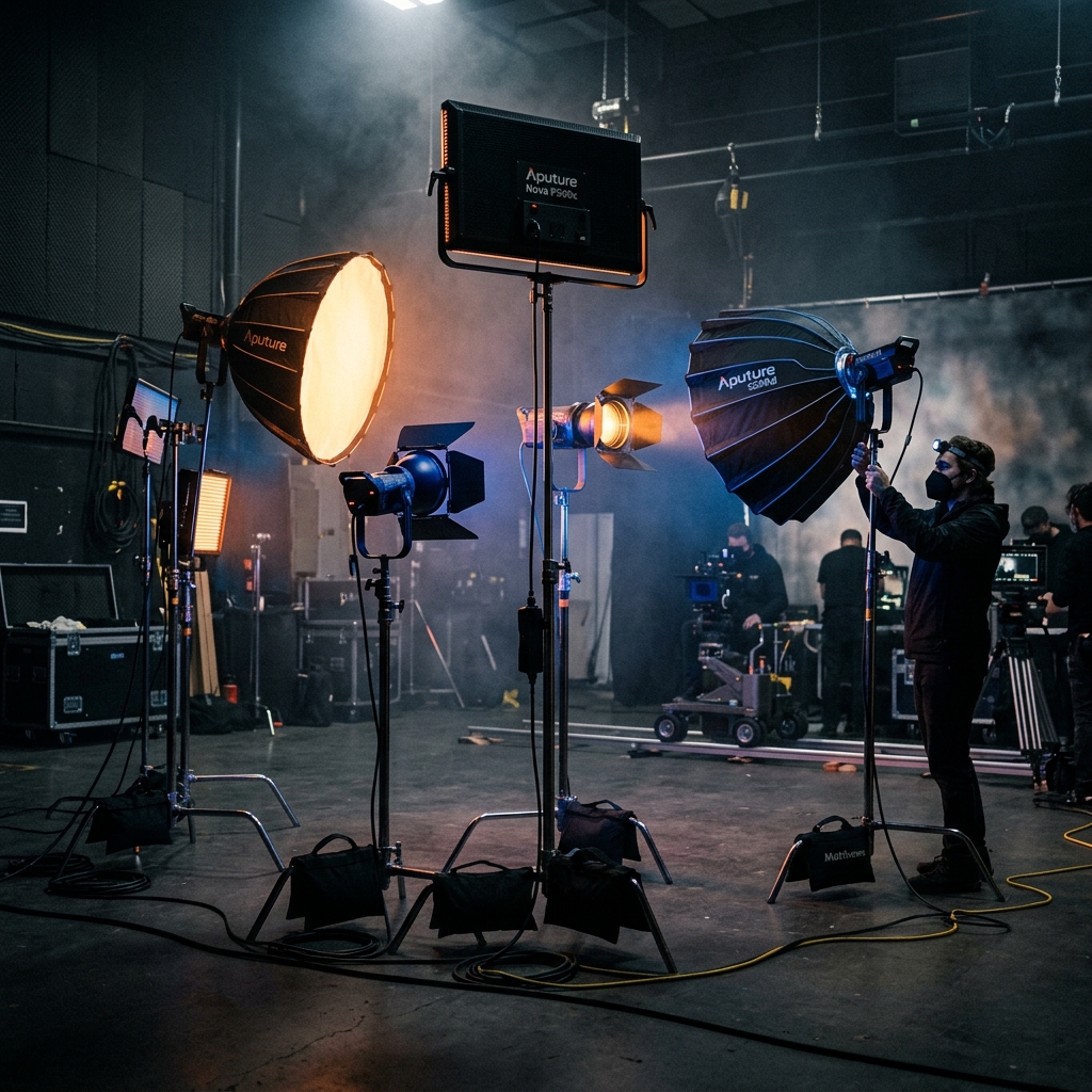 Cinematic studio lighting equipment